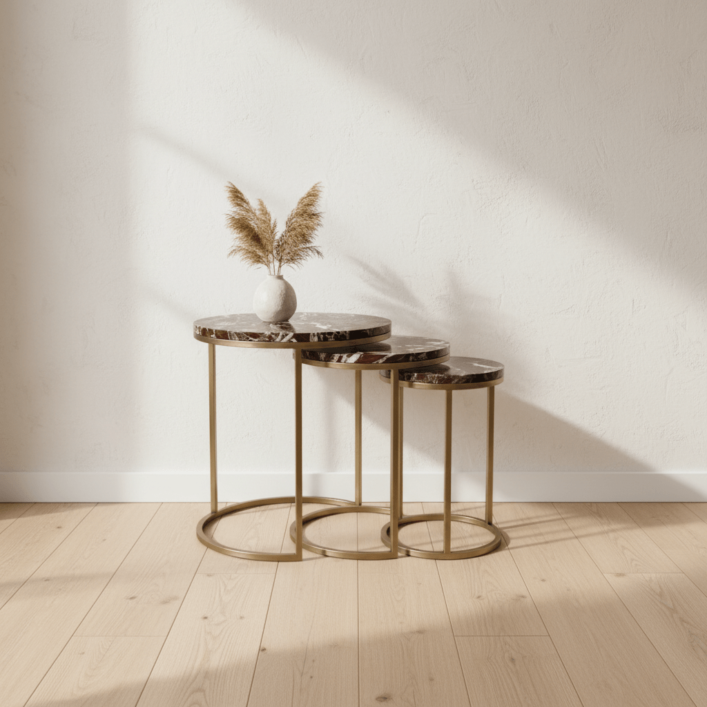Alexy End Table styled in modern living space