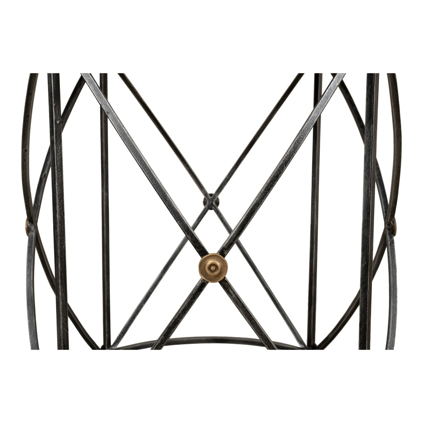 Drum & Fife Lamp Table Aged White Marble – view 7