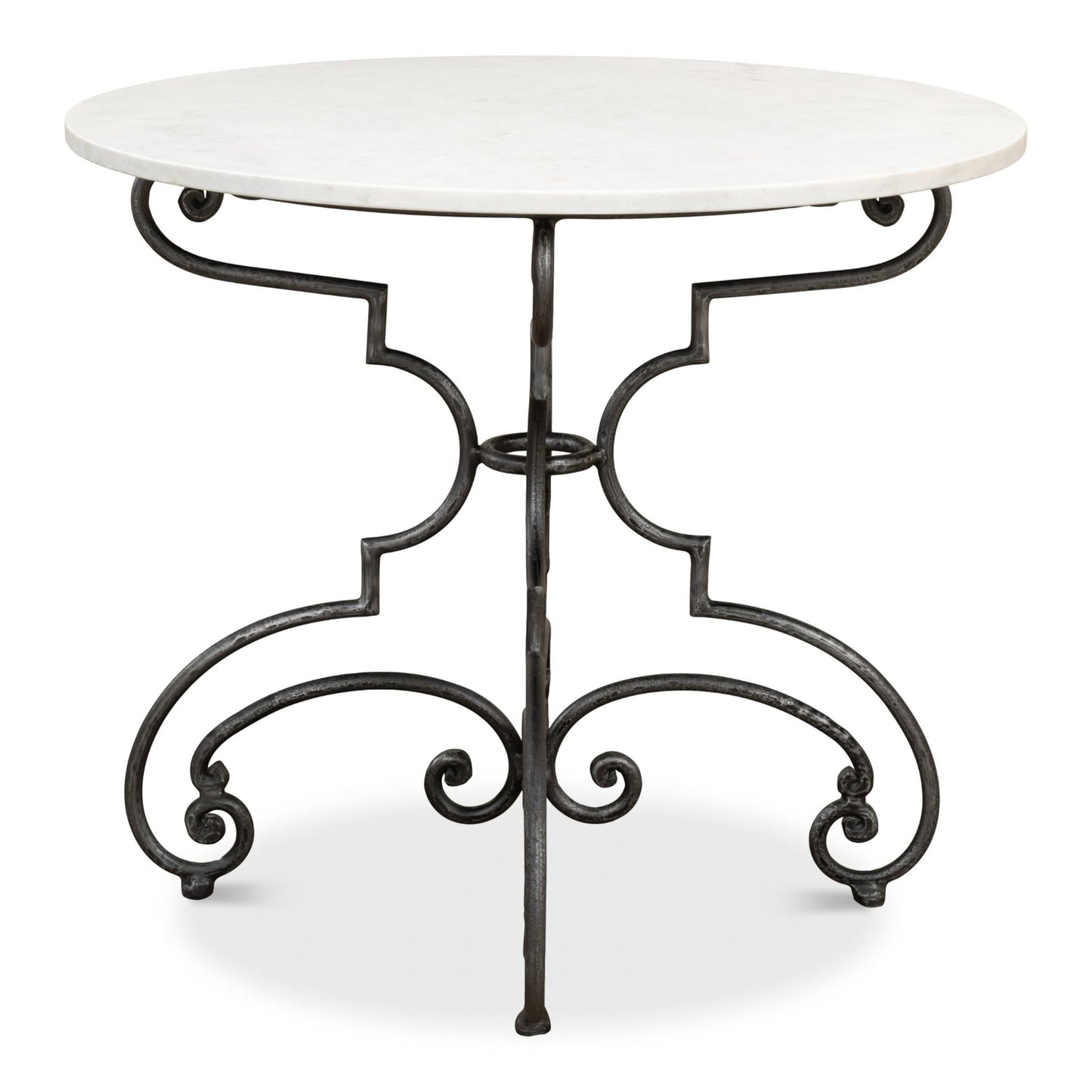 The French Iron And Marble Table – alternate angle