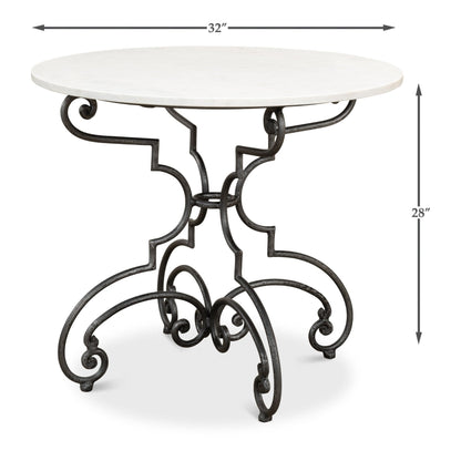 The French Iron And Marble Table – view 14