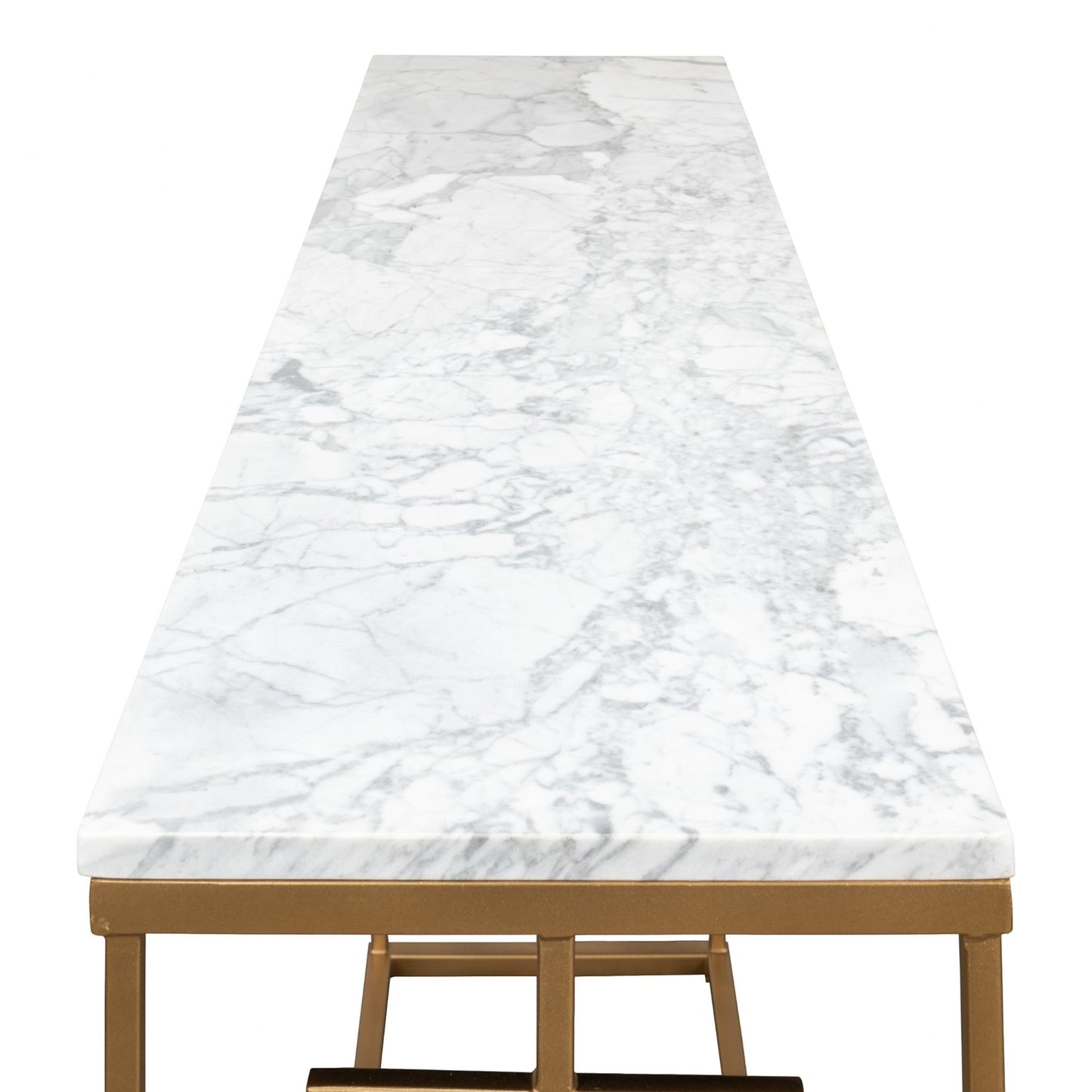 Brass Gate Console Table – view 8