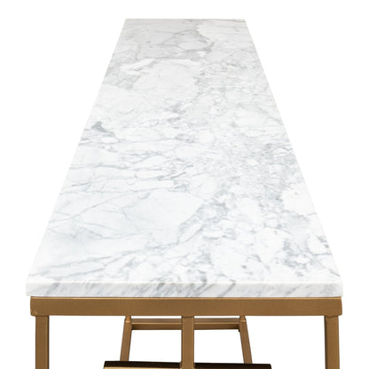 Brass Gate Console Table – view 8