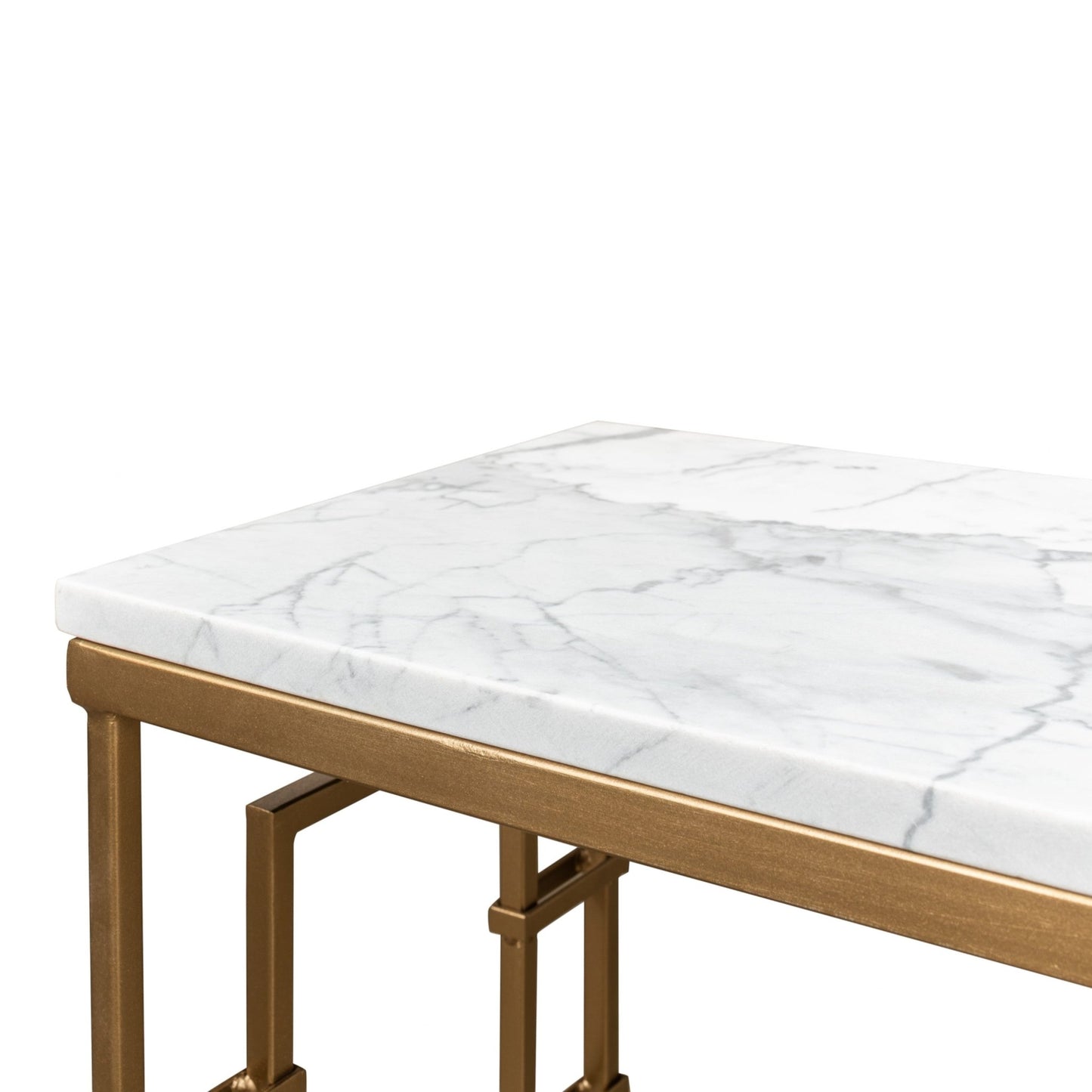 Brass Gate Console Table – view 10