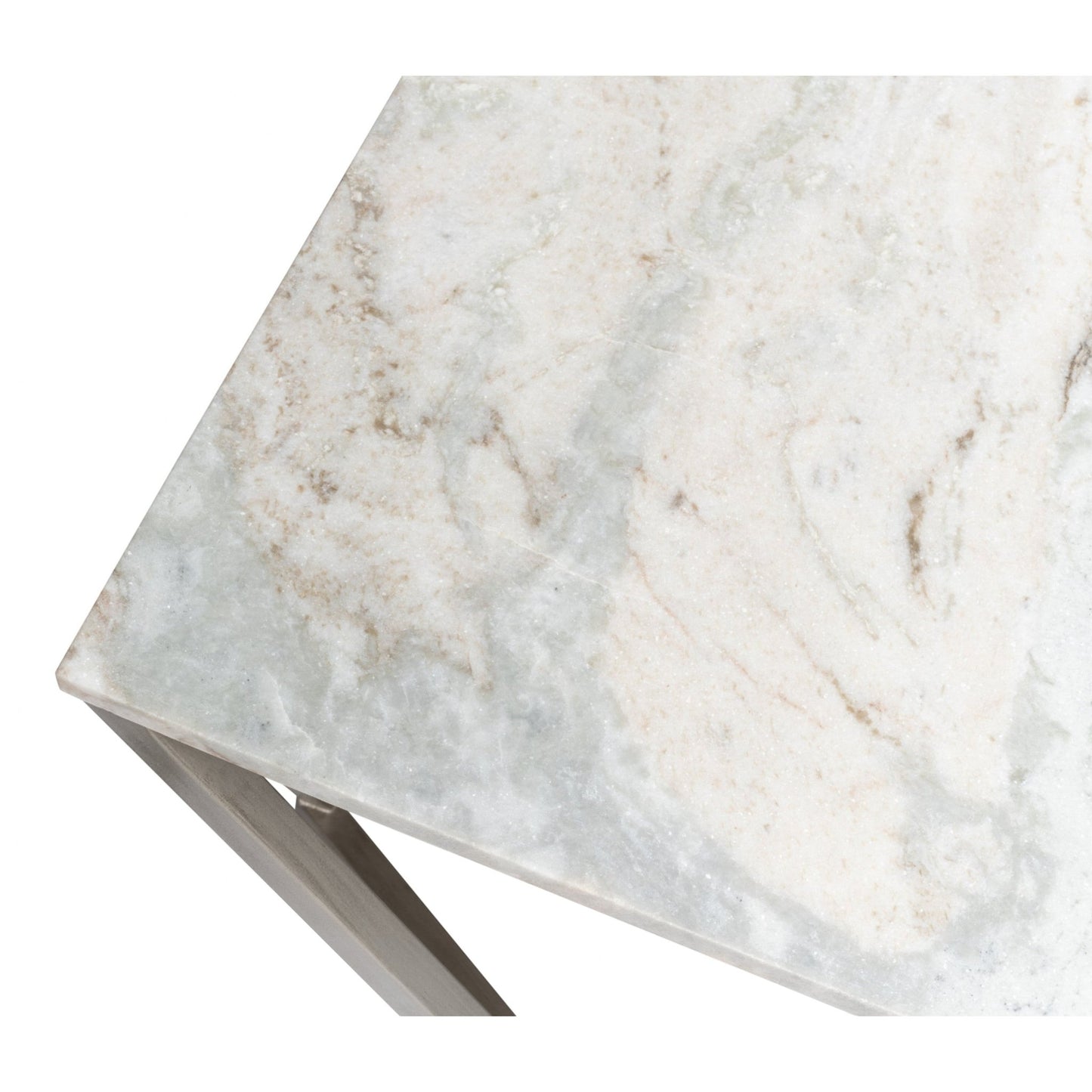 Trapezoid Coffee Table Marble Top – view 13