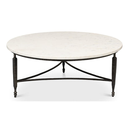 Mykos Round Coffee Table – front view