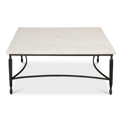 Mykos Square Coffee Table – side view