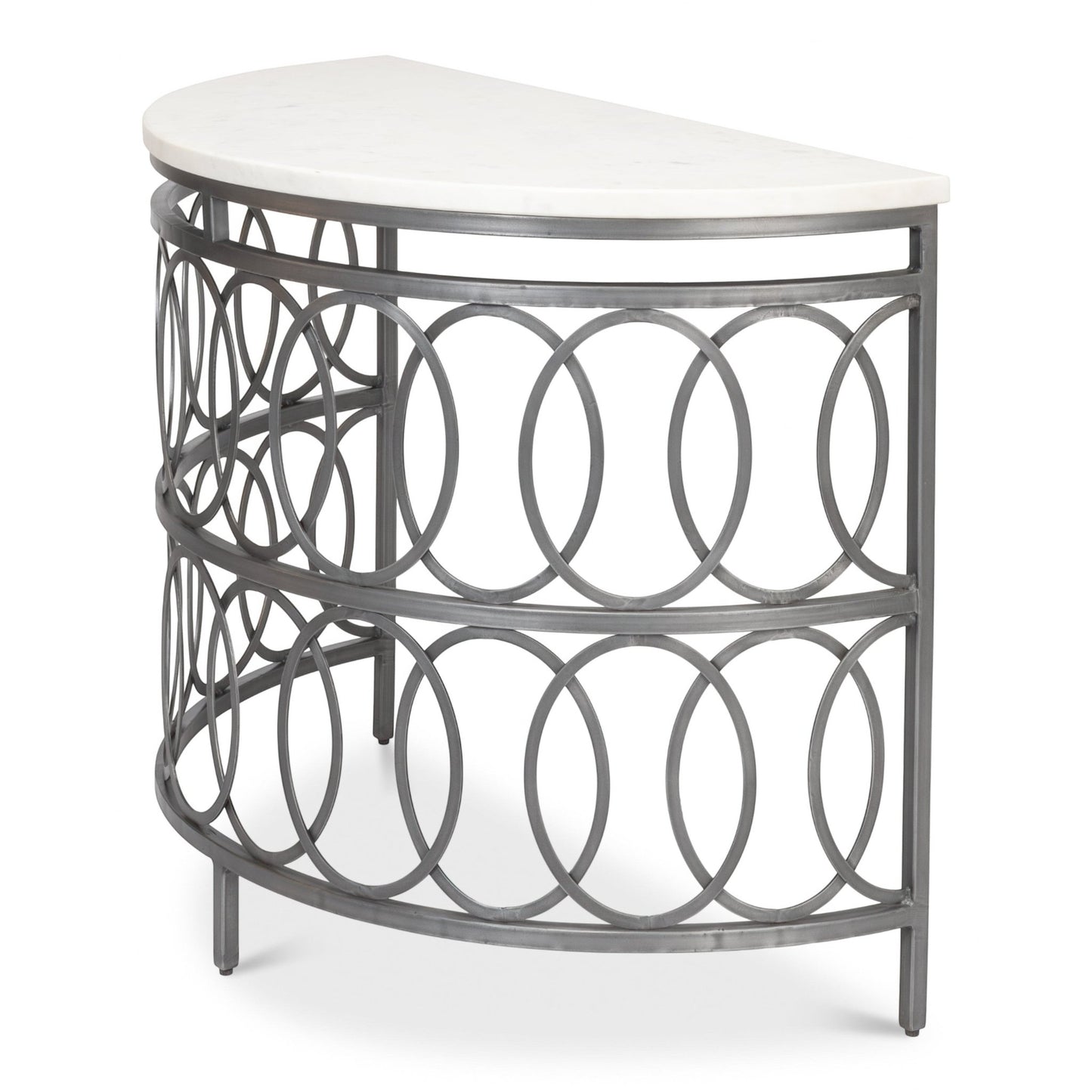 Olympia Demilune Table – side view