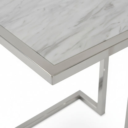 Hudson End Table styled in modern living space
