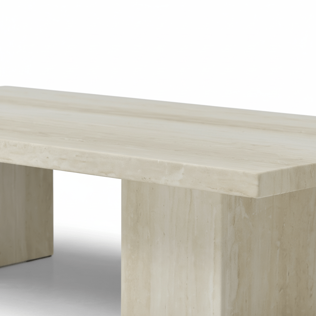 Travia Coffee Table styled in modern living space