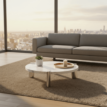Mimeo Small Coffee Table styled in modern living space