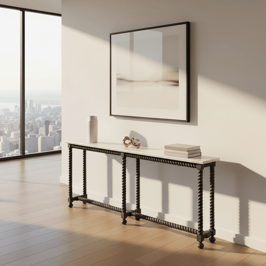 Barley Console Table – console table by Sarreid Ltd