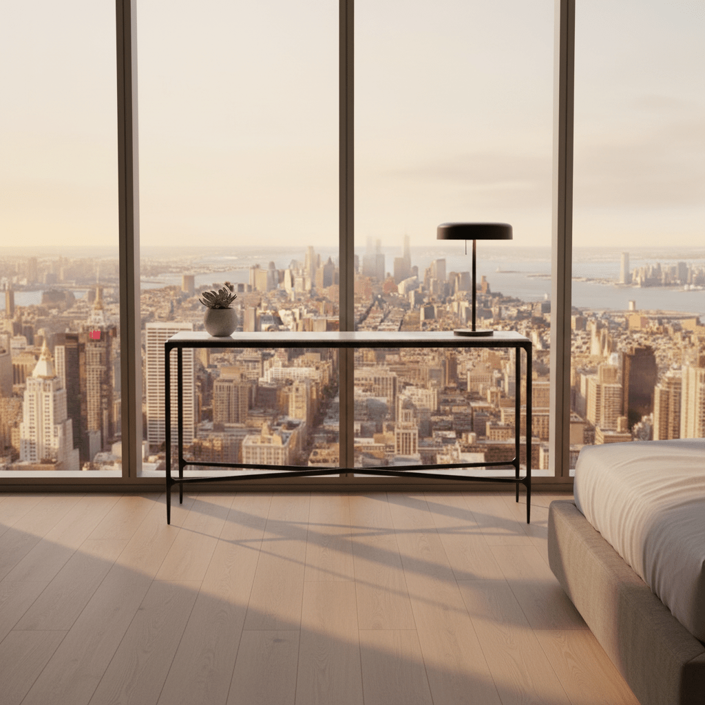 Dakor Console Table styled in modern living space