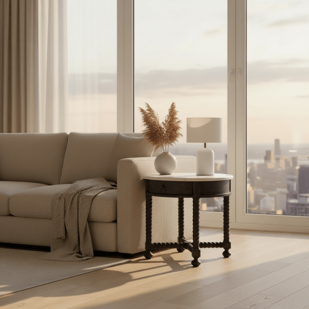 Barley Side Table – side table by Sarreid Ltd