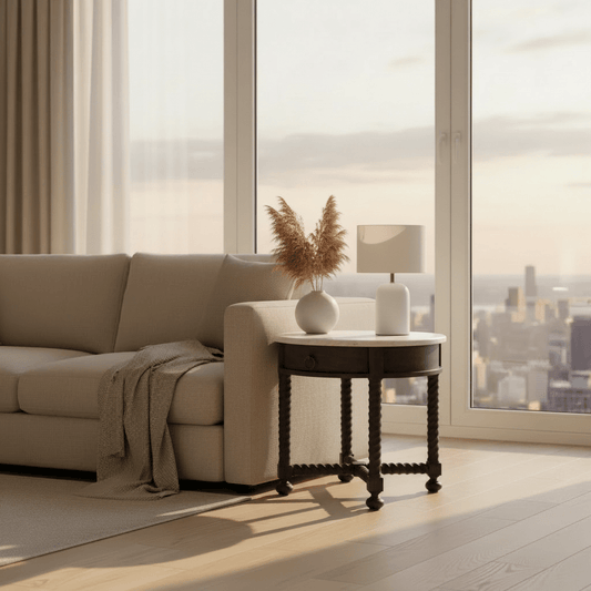 Barley Side Table – side table by Sarreid Ltd