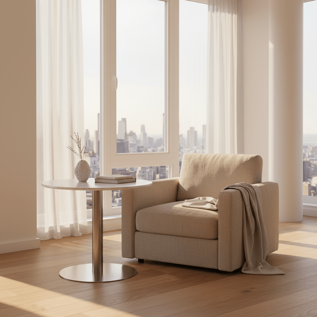 Tango Lounge Table styled in modern living space