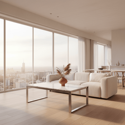 Calvin Coffee Table styled in modern living space