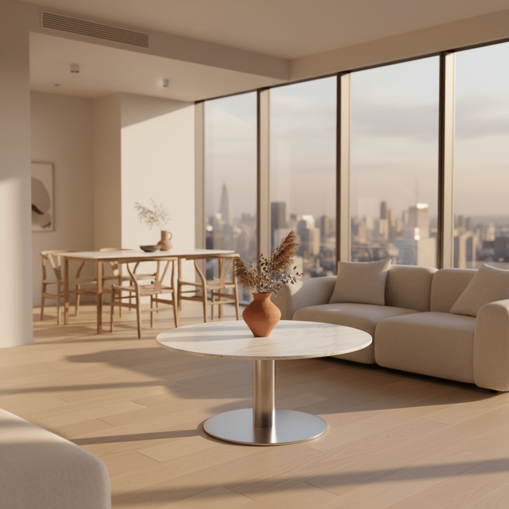 Tango Coffee Table styled in modern living space