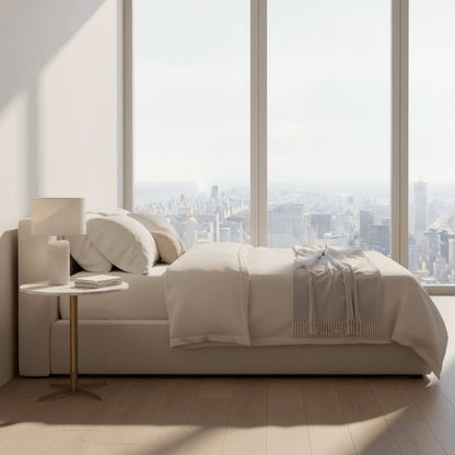 Diana End Table styled in modern living space