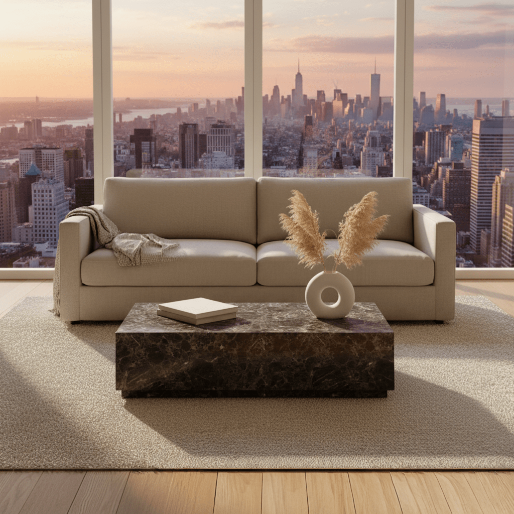 Iris Coffee Table – coffee table by Whiteline Modern Living