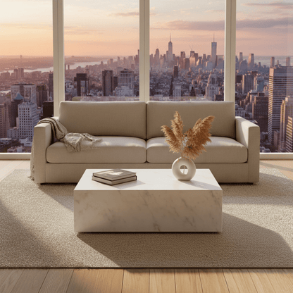 Cube Square Coffee Table – coffee table by Whiteline Modern Living