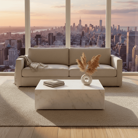 Cube Square Coffee Table – coffee table by Whiteline Modern Living