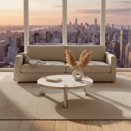 Mimeo Large Coffee Table styled in modern living space