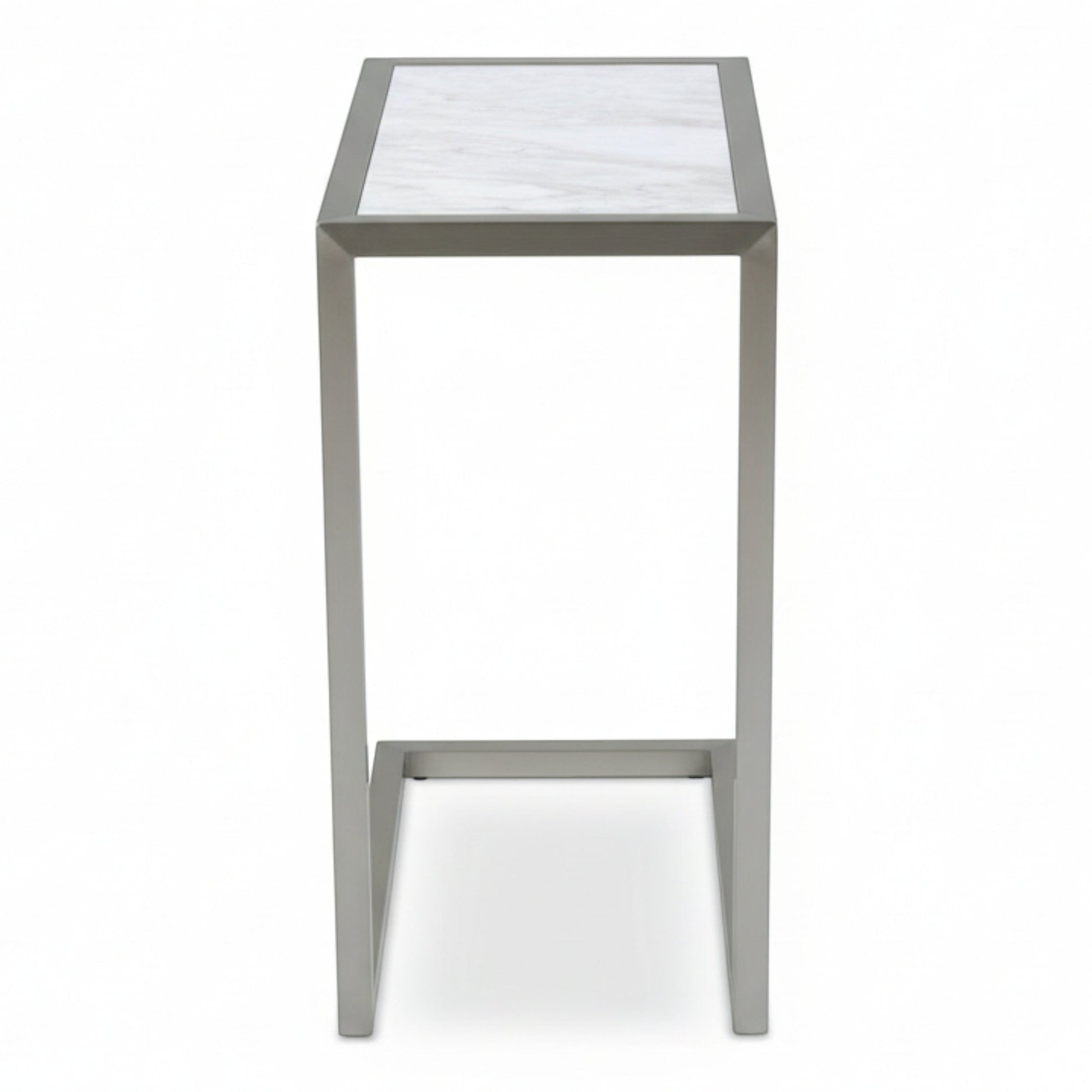 Alfa End Table styled in modern living space