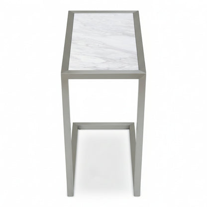 Alfa End Table styled in modern living space