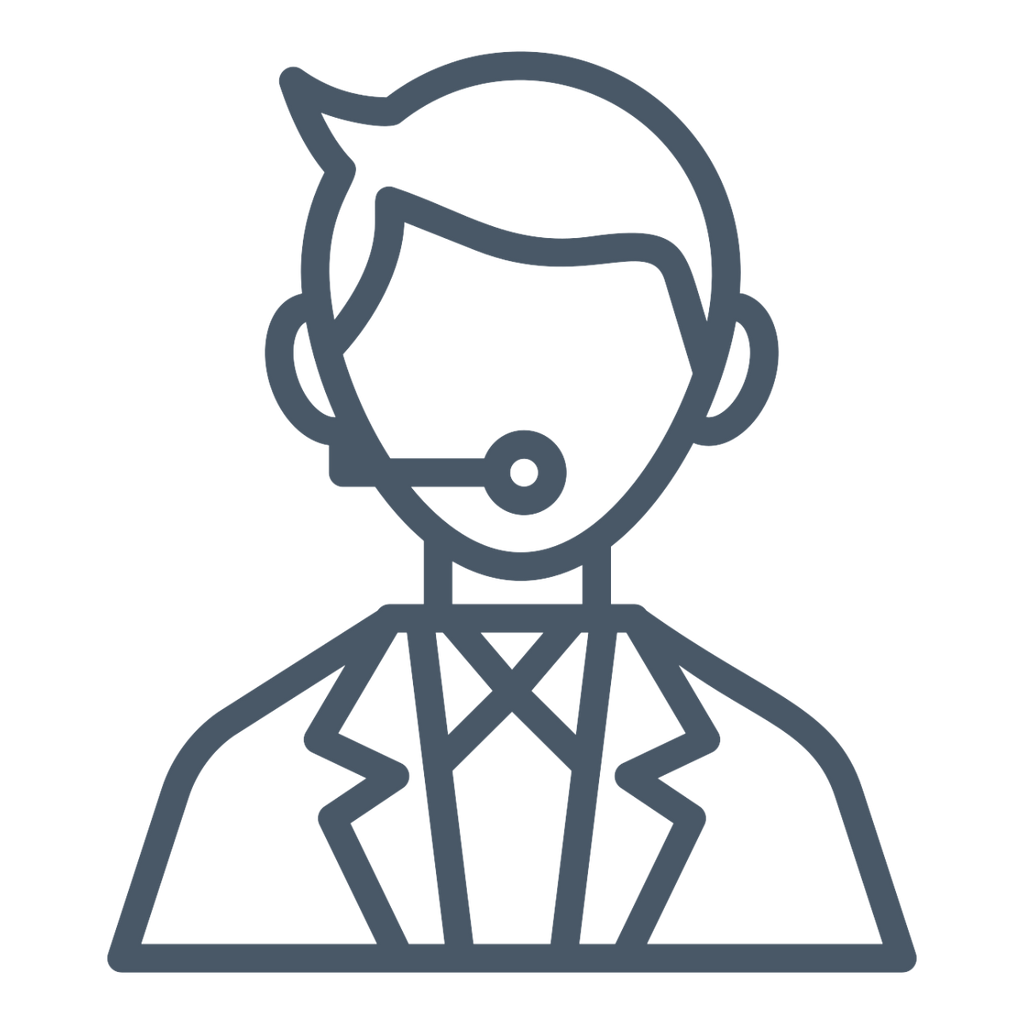 Customer service representative icon
